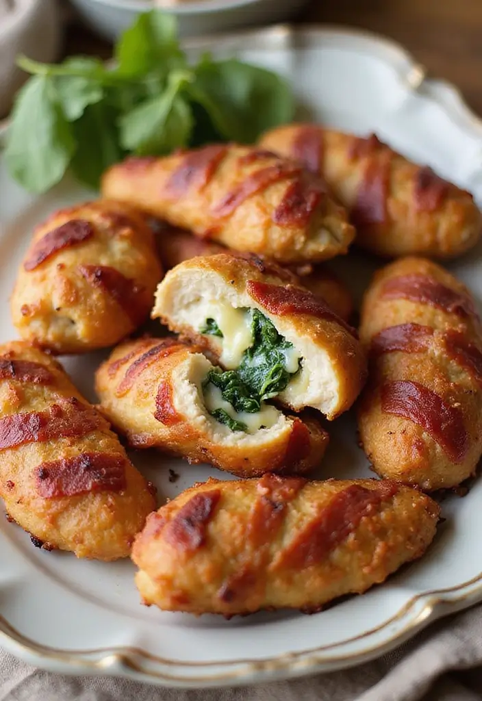26 Bacon Brown Sugar Chicken Tenders That Melt in Your Mouth 27 26 Bacon Brown Sugar Chicken Tenders That Melt in Your Mouth - 26. Stuffed Bacon Chicken Tenders
