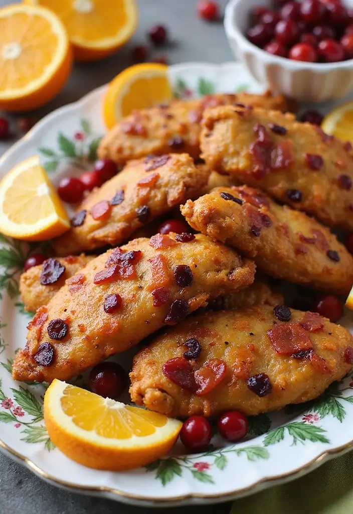 26 Bacon Brown Sugar Chicken Tenders That Melt in Your Mouth 8 26 Bacon Brown Sugar Chicken Tenders That Melt in Your Mouth - 7. Cranberry Orange Bacon Tenders