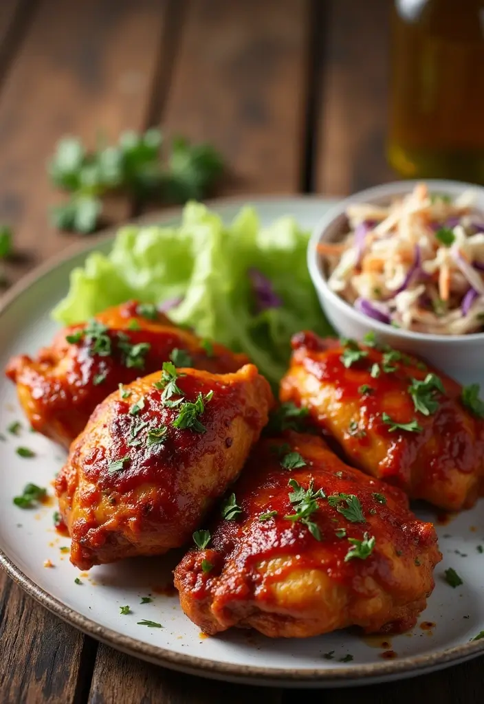 27 BBQ Chicken Thigh Recipes That Are Saucy & Satisfying 3 27 BBQ Chicken Thigh Recipes That Are Saucy & Satisfying - 2. Spicy BBQ Chicken Thighs