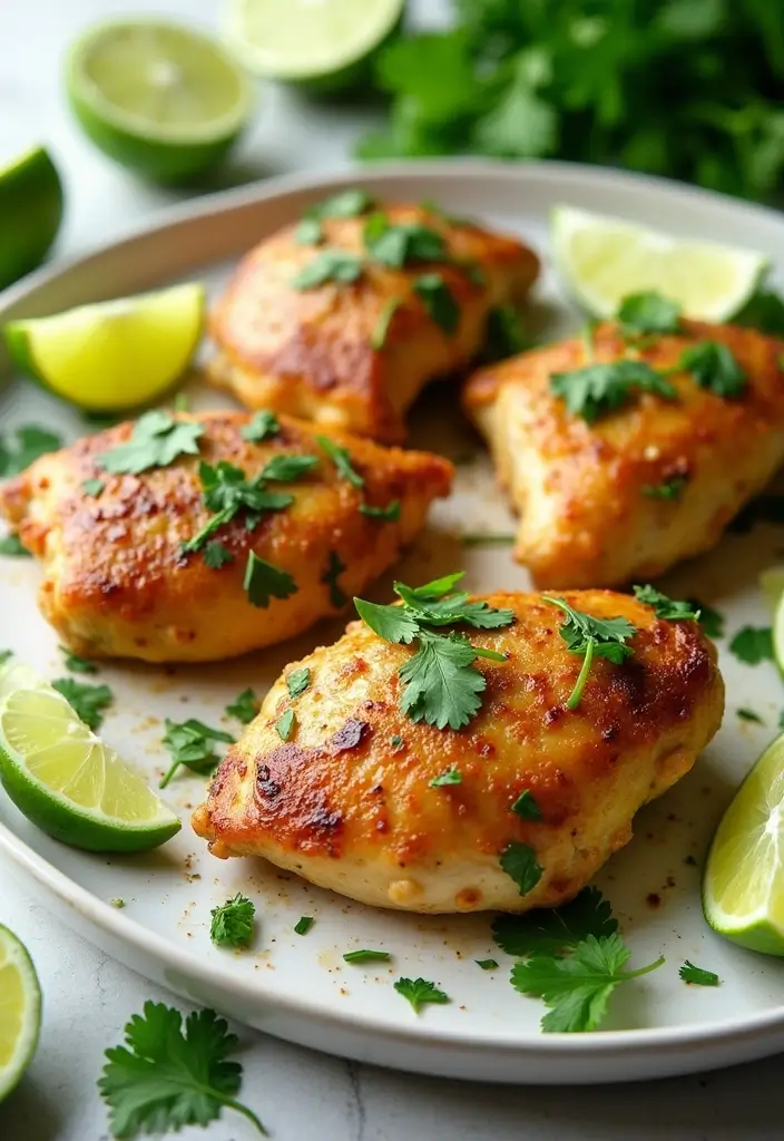 27 BBQ Chicken Thigh Recipes That Are Saucy & Satisfying 23 27 BBQ Chicken Thigh Recipes That Are Saucy & Satisfying - 22. Cilantro Lime Chicken Thighs