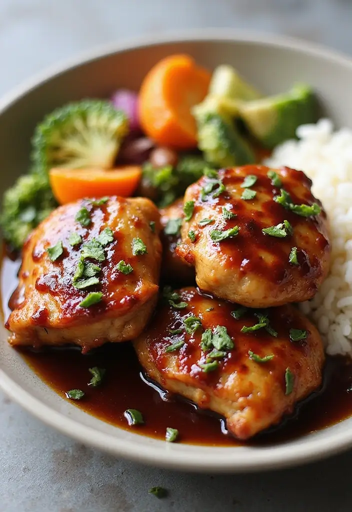27 BBQ Chicken Thigh Recipes That Are Saucy & Satisfying 4 27 BBQ Chicken Thigh Recipes That Are Saucy & Satisfying - 3. Teriyaki Chicken Thighs