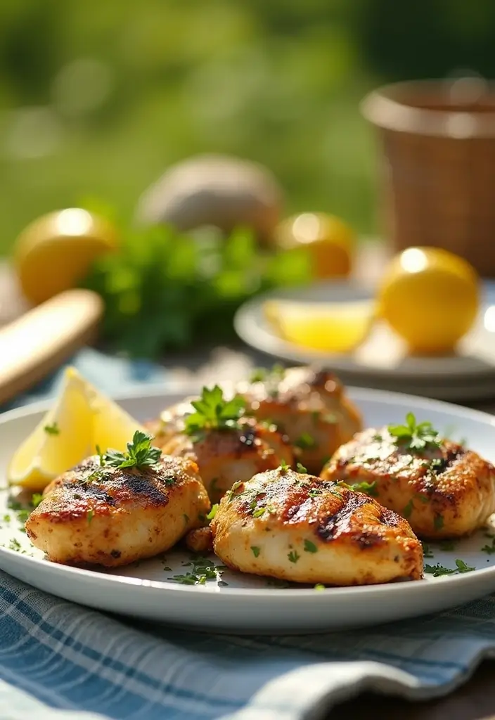 27 BBQ Chicken Thigh Recipes That Are Saucy & Satisfying 5 27 BBQ Chicken Thigh Recipes That Are Saucy & Satisfying - 4. Lemon Herb Grilled Chicken Thighs