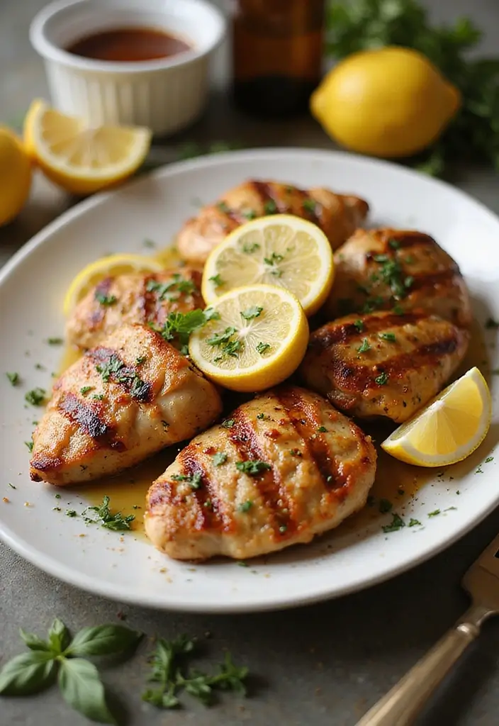 27 BBQ Chicken Thigh Recipes That Are Saucy & Satisfying 7 27 BBQ Chicken Thigh Recipes That Are Saucy & Satisfying - 6. Mediterranean Grilled Chicken Thighs