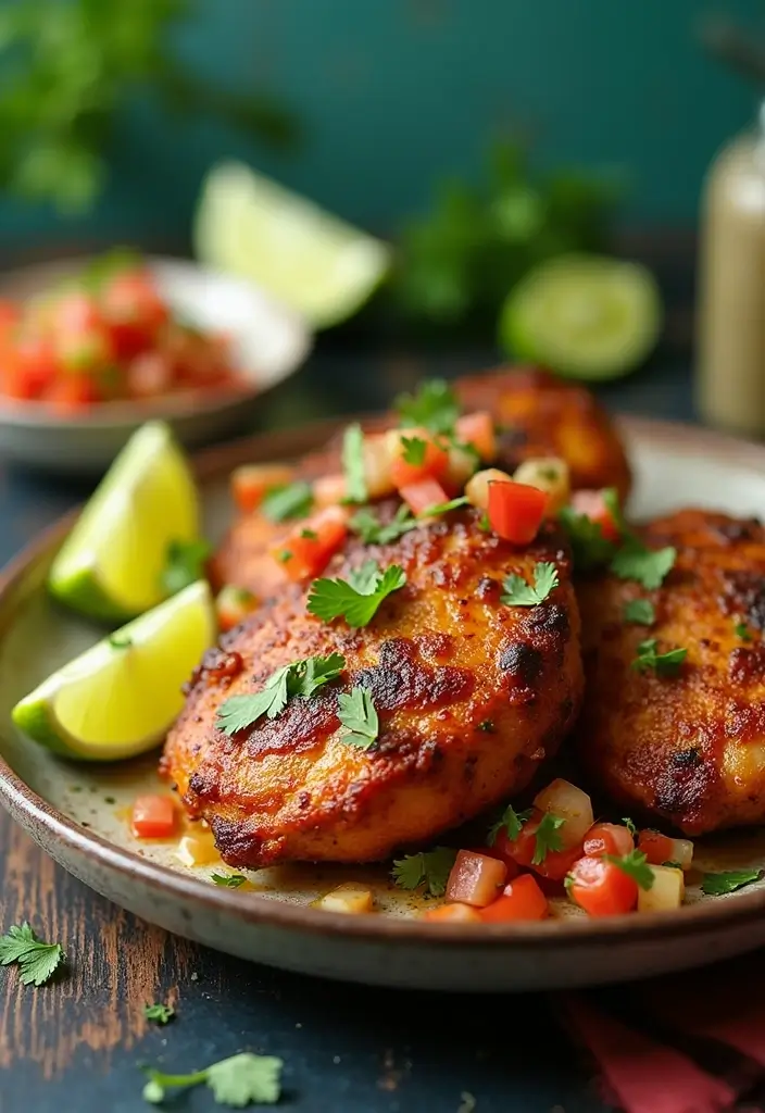 27 BBQ Chicken Thigh Recipes That Are Saucy & Satisfying 10 27 BBQ Chicken Thigh Recipes That Are Saucy & Satisfying - 9. Caribbean Jerk Chicken Thighs