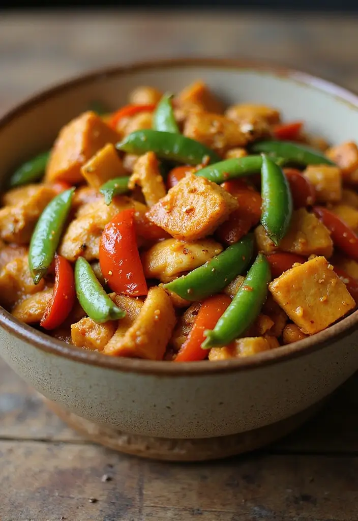 27 Chicken and Peppers Stir Fry Recipes That Pop with Color 2 27 Chicken and Peppers Stir Fry Recipes That Pop with Color - 1. Sweet and Spicy Chicken Stir Fry