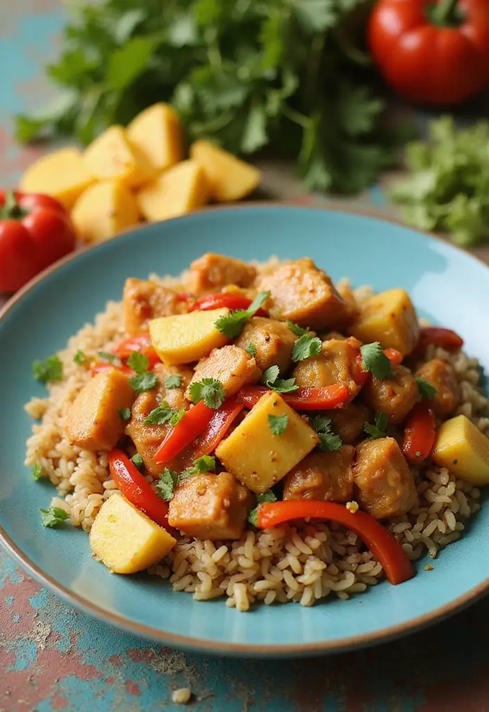 27 Chicken and Peppers Stir Fry Recipes That Pop with Color 16 27 Chicken and Peppers Stir Fry Recipes That Pop with Color - 15. Chicken and Pepper Stir Fry with Pineapple