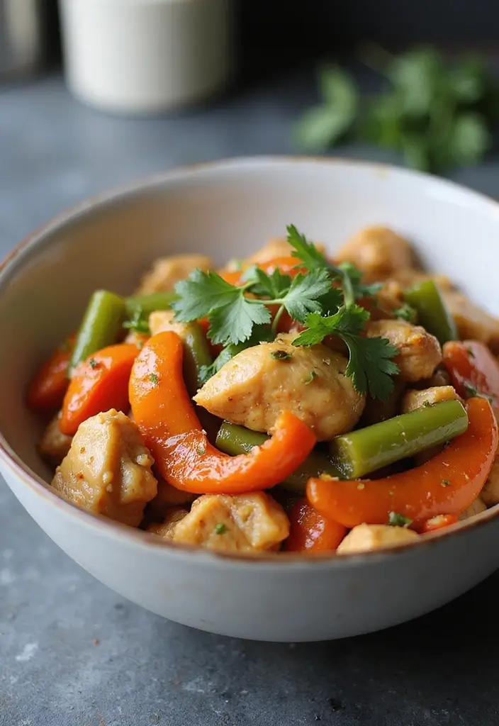 27 Chicken and Peppers Stir Fry Recipes That Pop with Color 21 27 Chicken and Peppers Stir Fry Recipes That Pop with Color - 20. Ginger Chicken and Peppers Stir Fry