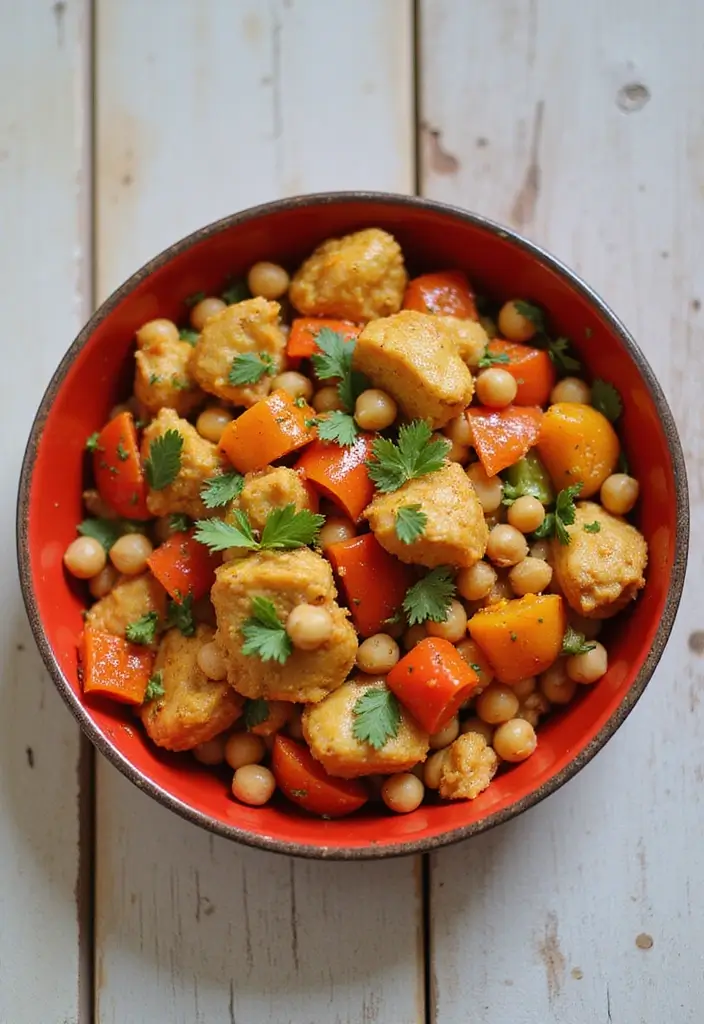 27 Chicken and Peppers Stir Fry Recipes That Pop with Color 22 27 Chicken and Peppers Stir Fry Recipes That Pop with Color - 21. Chicken and Peppers Stir Fry with Chickpeas