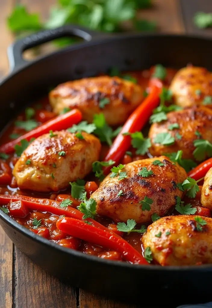 27 Chicken and Peppers Stir Fry Recipes That Pop with Color 6 27 Chicken and Peppers Stir Fry Recipes That Pop with Color - 5. Cajun Chicken and Peppers Stir Fry