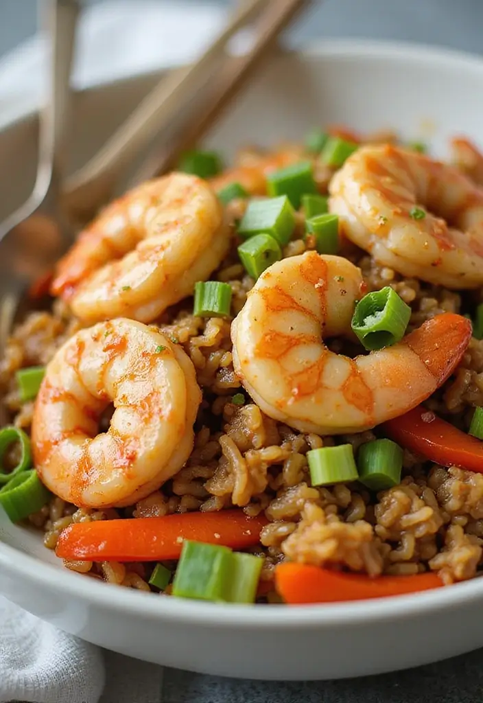 27 Chicken and Shrimp Recipes That Feel Fancy But Simple 15 27 Chicken and Shrimp Recipes That Feel Fancy But Simple - 14. Shrimp and Chicken Stir-Fried Rice