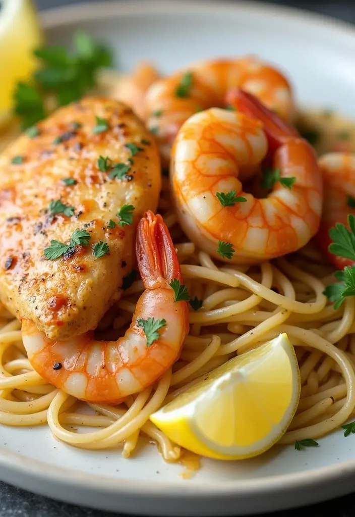 27 Chicken and Shrimp Recipes That Feel Fancy But Simple 20 27 Chicken and Shrimp Recipes That Feel Fancy But Simple - 19. Chicken and Shrimp Scampi