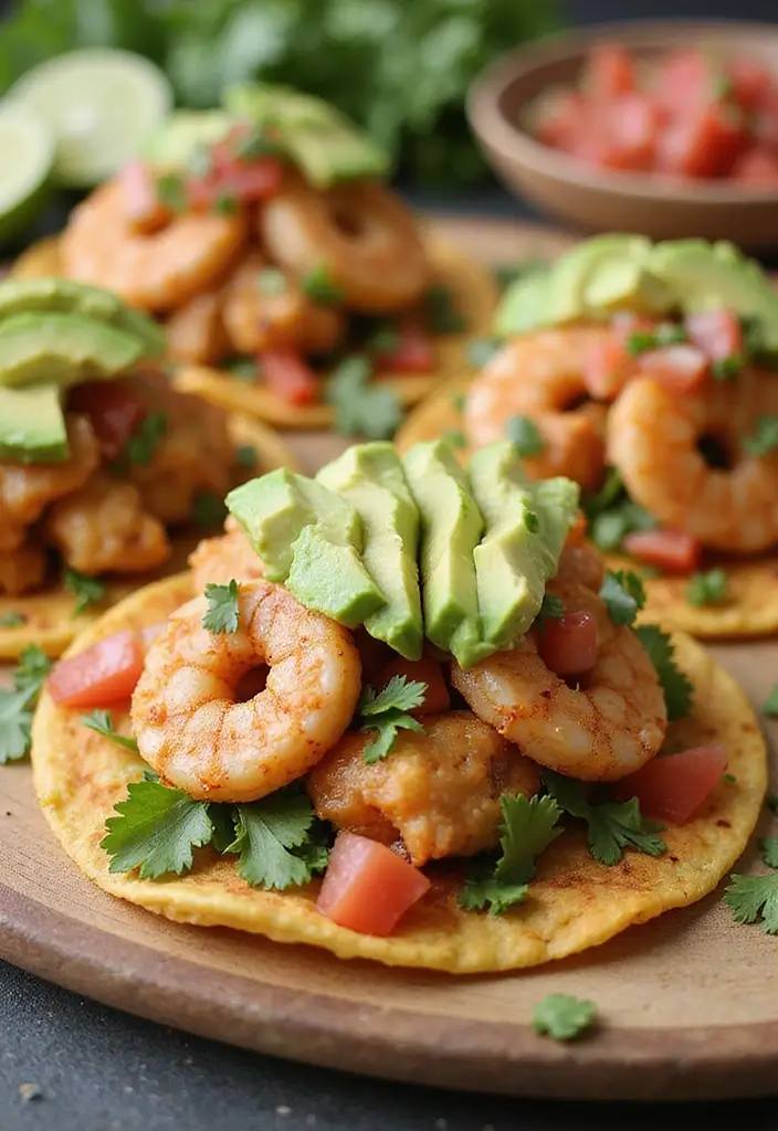 27 Chicken and Shrimp Recipes That Feel Fancy But Simple 23 27 Chicken and Shrimp Recipes That Feel Fancy But Simple - 22. Chicken and Shrimp Tostadas