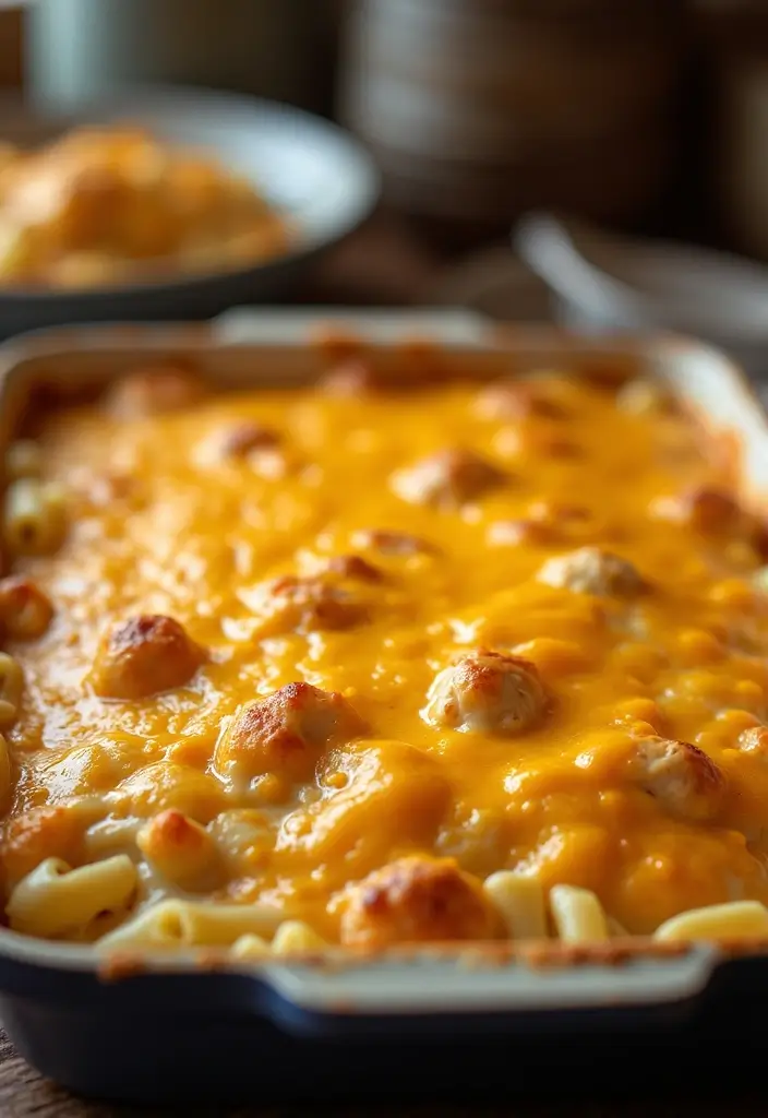 27 Creamy Chicken and Noodles Recipes That Are Cozy & Filling 6 27 Creamy Chicken and Noodles Recipes That Are Cozy & Filling - 5. Cheesy Chicken and Noodles Bake