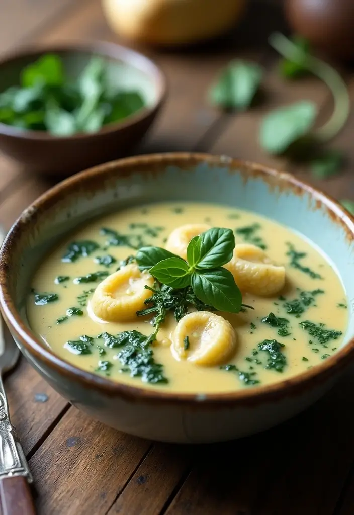 27 Easy Chicken Gnocchi Soup Recipes That Are Creamy & Delicious 2 27 Easy Chicken Gnocchi Soup Recipes That Are Creamy & Delicious - 1. Creamy Spinach and Chicken Gnocchi Soup