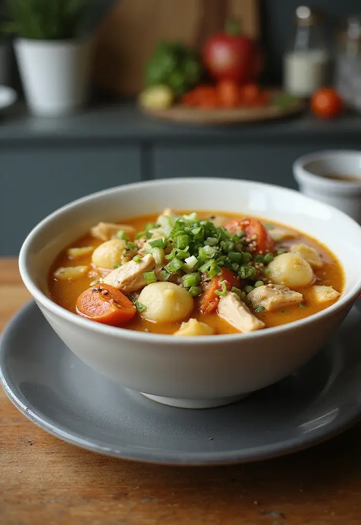 27 Easy Chicken Gnocchi Soup Recipes That Are Creamy & Delicious 23 27 Easy Chicken Gnocchi Soup Recipes That Are Creamy & Delicious - 22. Asian-Inspired Chicken Gnocchi Soup