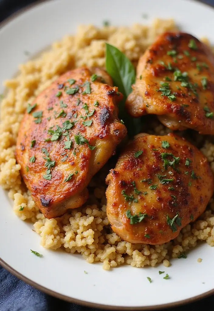 27 Grilled Chicken Thighs Bone In Recipes That Stay Tender 15 27 Grilled Chicken Thighs Bone In Recipes That Stay Tender - 14. Moroccan Spiced Grilled Chicken Thighs