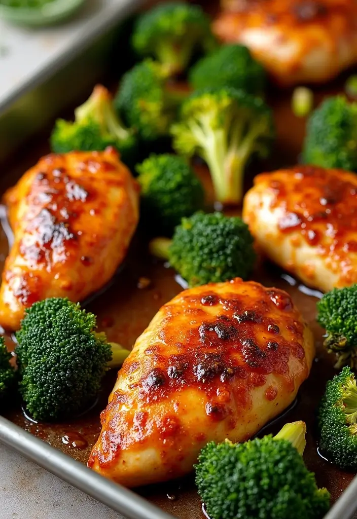 27 Sheet Pan Chicken and Broccoli Recipes That Are Healthy & Easy 12 27 Sheet Pan Chicken and Broccoli Recipes That Are Healthy & Easy - 11. Chipotle Honey Chicken and Broccoli