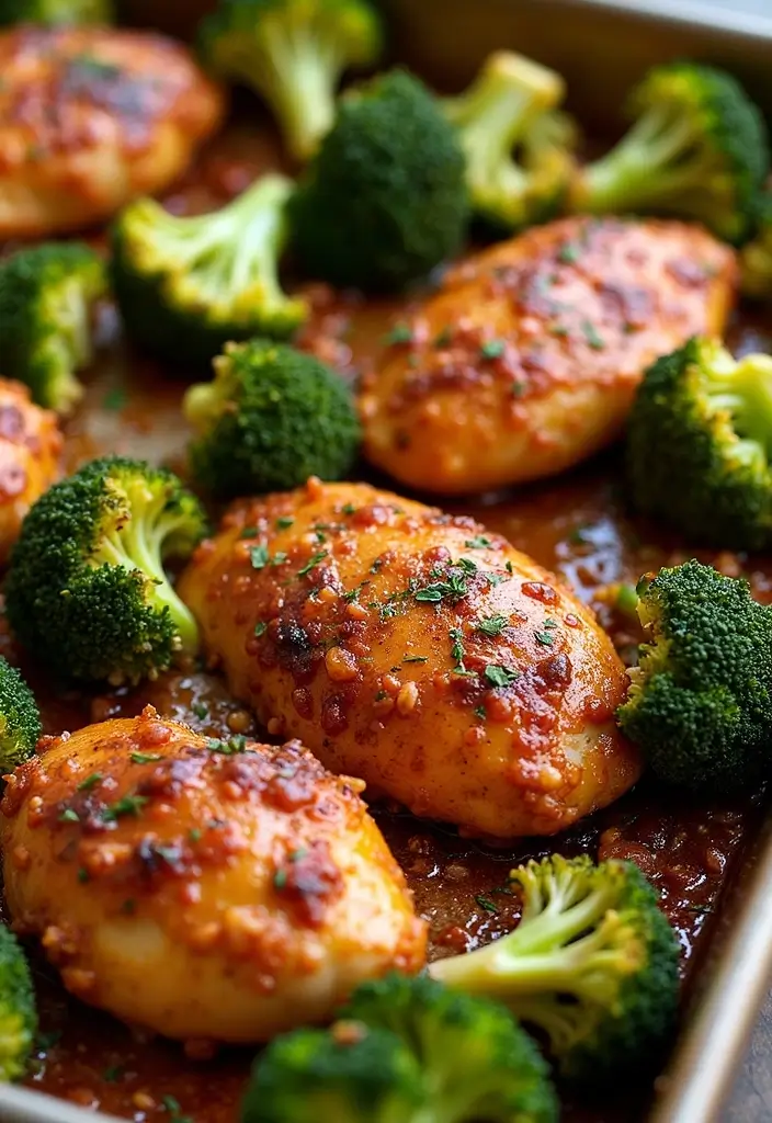 27 Sheet Pan Chicken and Broccoli Recipes That Are Healthy & Easy 23 27 Sheet Pan Chicken and Broccoli Recipes That Are Healthy & Easy - 22. Cajun Chicken and Broccoli