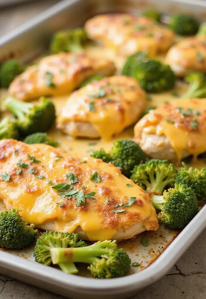 27 Sheet Pan Chicken and Broccoli Recipes That Are Healthy & Easy 24 27 Sheet Pan Chicken and Broccoli Recipes That Are Healthy & Easy - 23. Ranch Chicken and Broccoli Bake