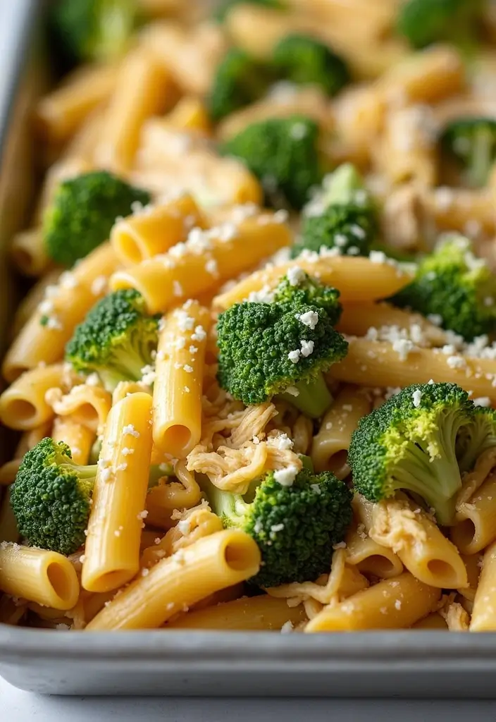 27 Sheet Pan Chicken and Broccoli Recipes That Are Healthy & Easy 25 27 Sheet Pan Chicken and Broccoli Recipes That Are Healthy & Easy - 24. Pesto Chicken and Broccoli Pasta Bake