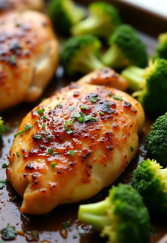 27 Sheet Pan Chicken and Broccoli Recipes That Are Healthy & Easy 8 27 Sheet Pan Chicken and Broccoli Recipes That Are Healthy & Easy - 7. Maple Dijon Chicken and Broccoli
