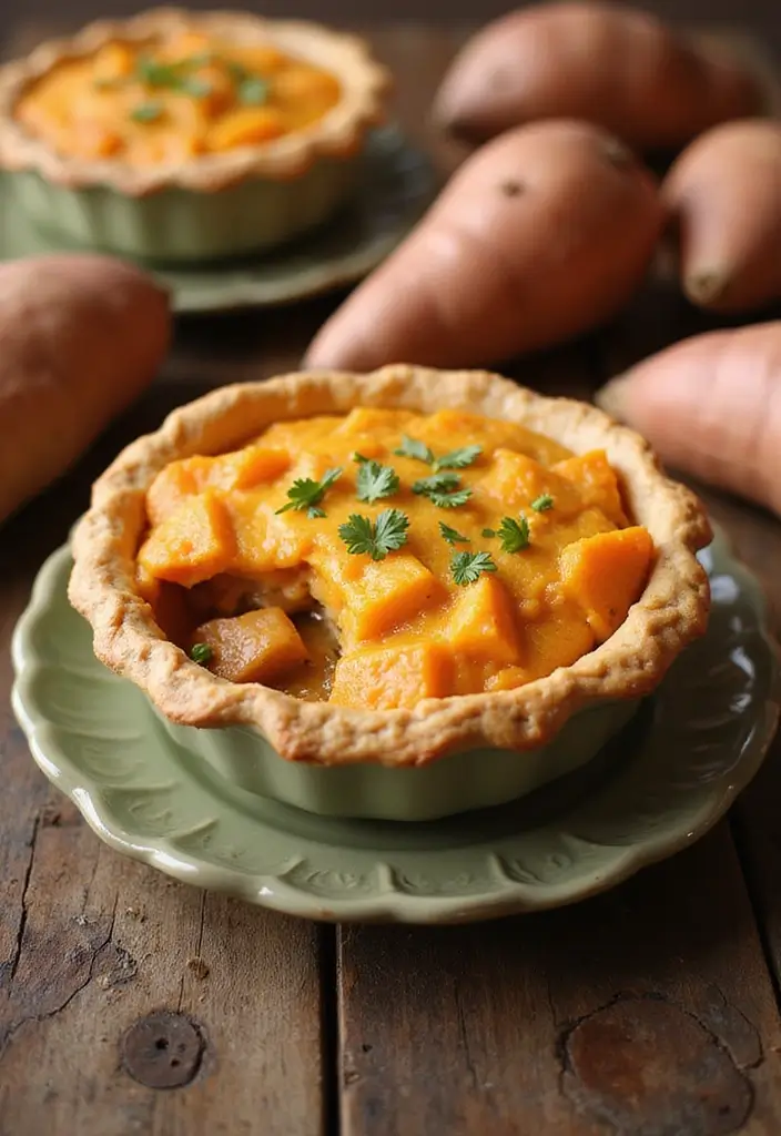 27 Weight Watchers Chicken Pot Pie Recipes That Are Light Comfort 16 27 Weight Watchers Chicken Pot Pie Recipes That Are Light Comfort - 15. Sweet Potato Chicken Pot Pie