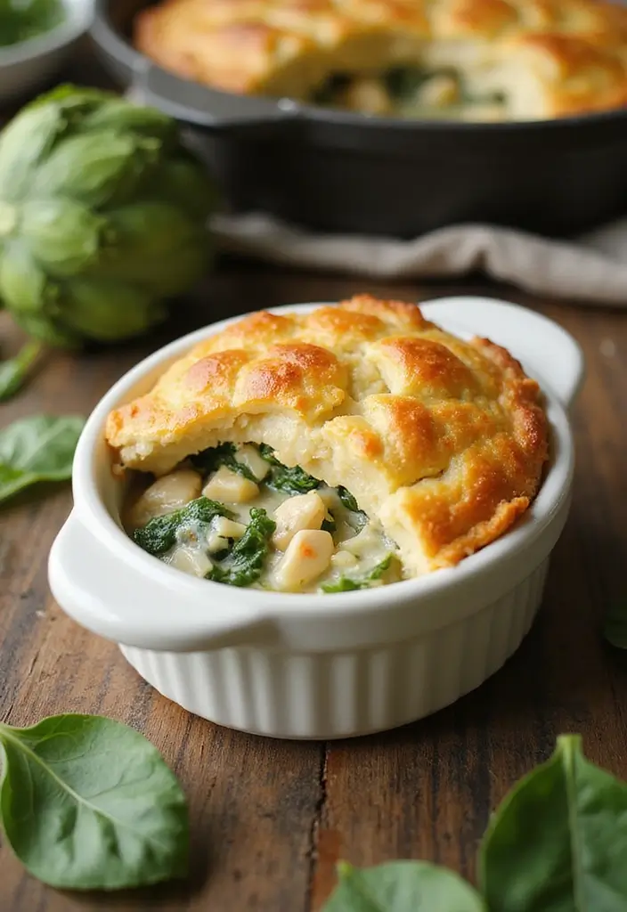 27 Weight Watchers Chicken Pot Pie Recipes That Are Light Comfort 28 27 Weight Watchers Chicken Pot Pie Recipes That Are Light Comfort - 27. Spinach Artichoke Chicken Pot Pie