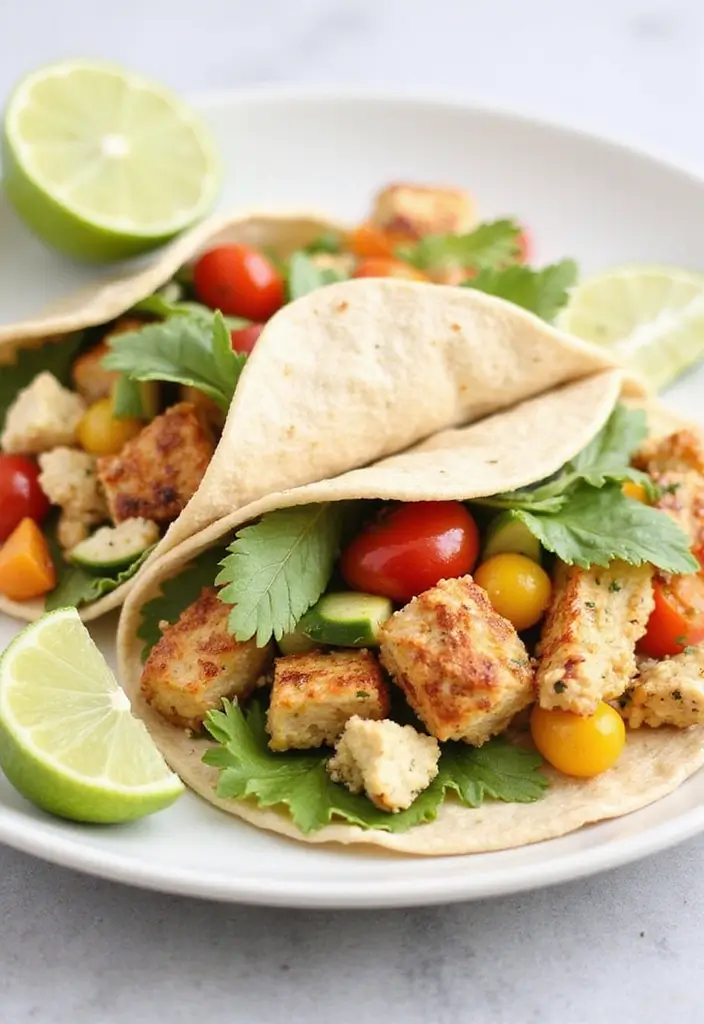 28 Chicken Caesar Salad Wrap Recipes That Are Perfect for Lunch - 21. Quinoa Chicken Caesar Wrap