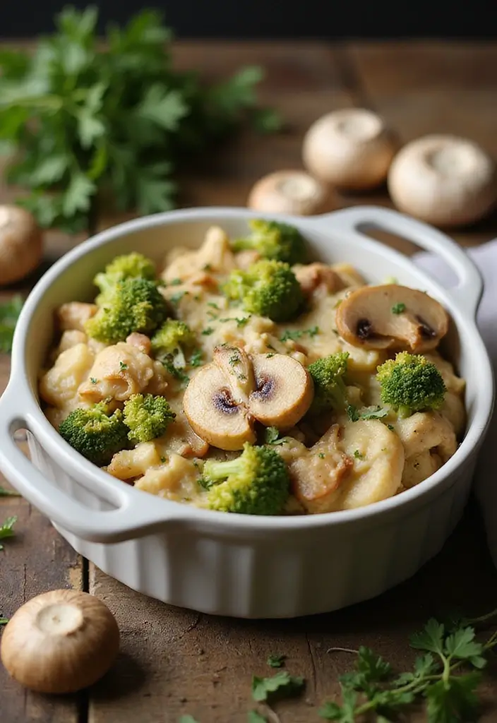 28 Chicken Cheddar Broccoli Casserole Recipes That Feel Cozy 18 28 Chicken Cheddar Broccoli Casserole Recipes That Feel Cozy - 17. Chicken Broccoli Casserole with Mushrooms