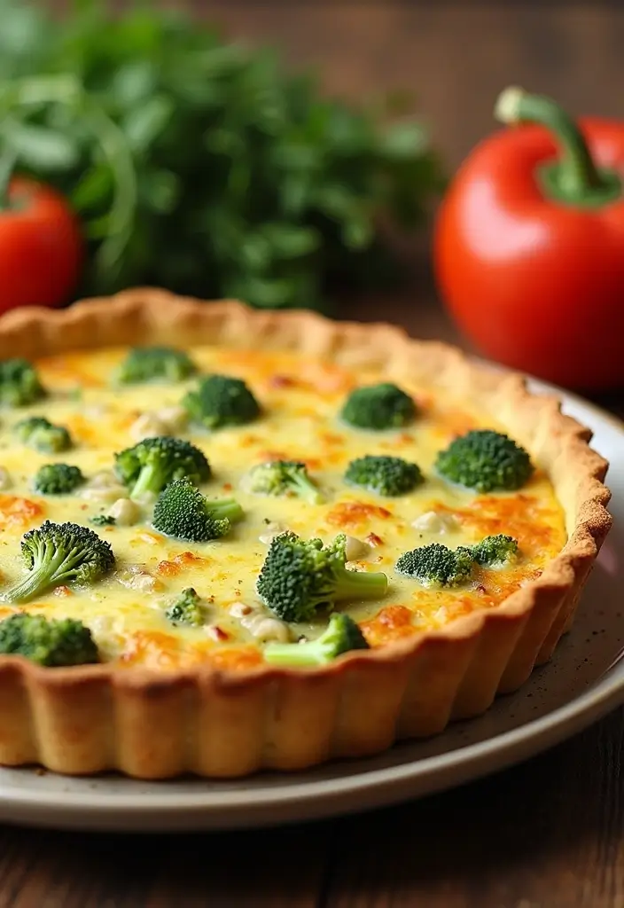 28 Chicken Cheddar Broccoli Casserole Recipes That Feel Cozy 23 28 Chicken Cheddar Broccoli Casserole Recipes That Feel Cozy - 22. Chicken Broccoli Quiche Casserole