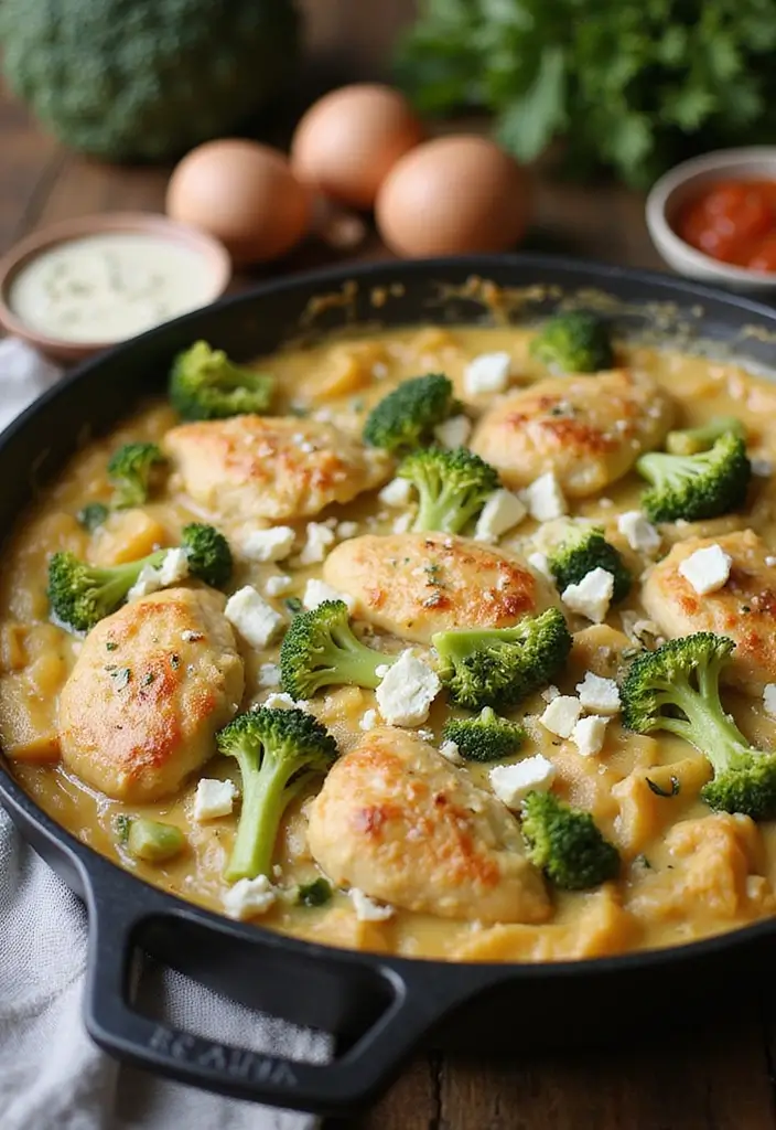 28 Chicken Cheddar Broccoli Casserole Recipes That Feel Cozy 24 28 Chicken Cheddar Broccoli Casserole Recipes That Feel Cozy - 23. Chicken Broccoli Casserole with Feta