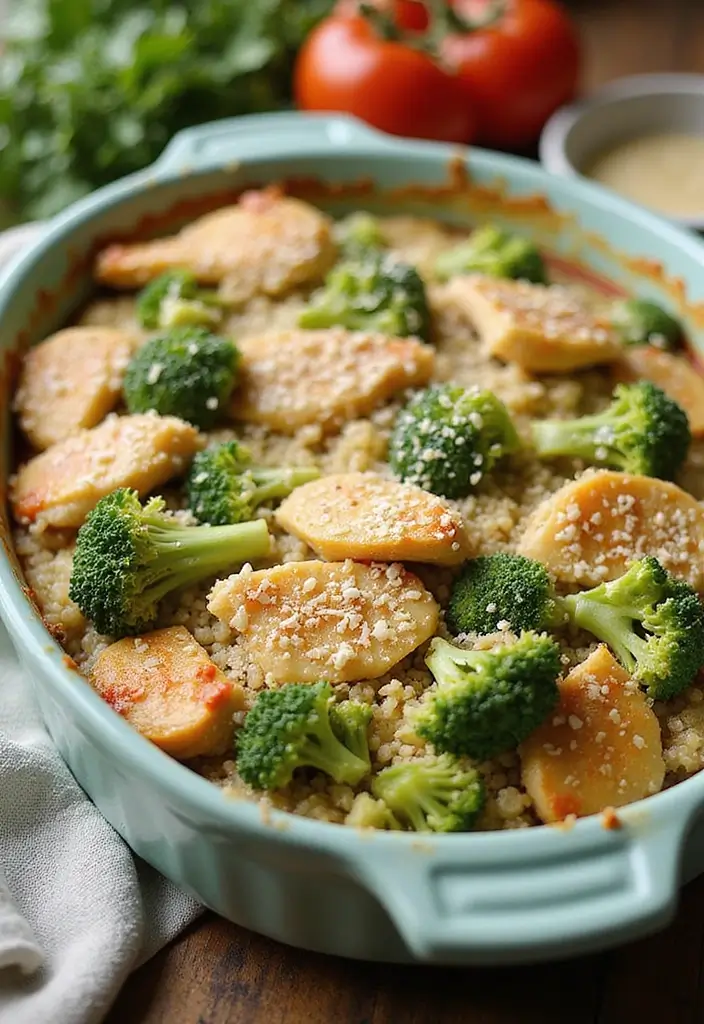28 Chicken Cheddar Broccoli Casserole Recipes That Feel Cozy 5 28 Chicken Cheddar Broccoli Casserole Recipes That Feel Cozy - 4. Healthy Chicken and Broccoli Casserole with Quinoa