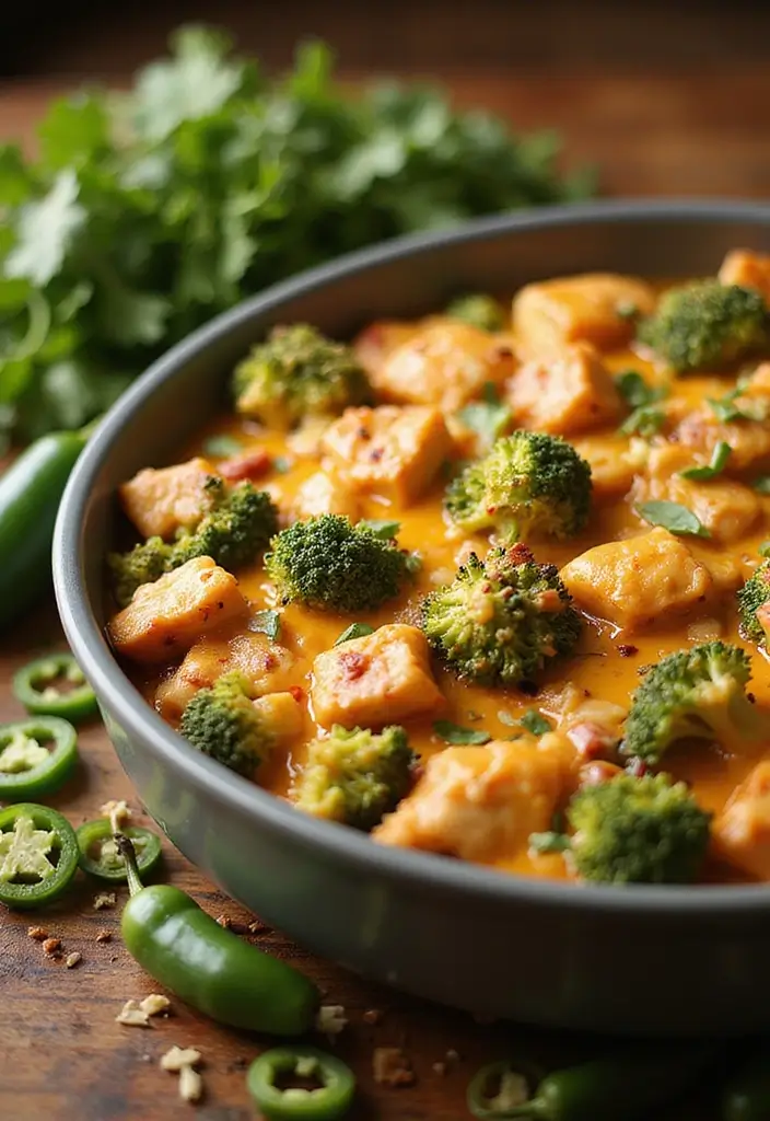 28 Chicken Cheddar Broccoli Casserole Recipes That Feel Cozy 7 28 Chicken Cheddar Broccoli Casserole Recipes That Feel Cozy - 6. Spicy Chicken and Broccoli Casserole