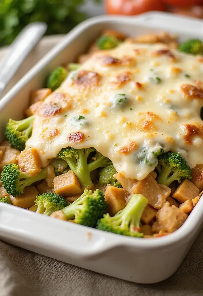 28 Chicken Cheddar Broccoli Casserole Recipes That Feel Cozy 9 28 Chicken Cheddar Broccoli Casserole Recipes That Feel Cozy - 8. Easy Chicken Broccoli Casserole for Busy Nights