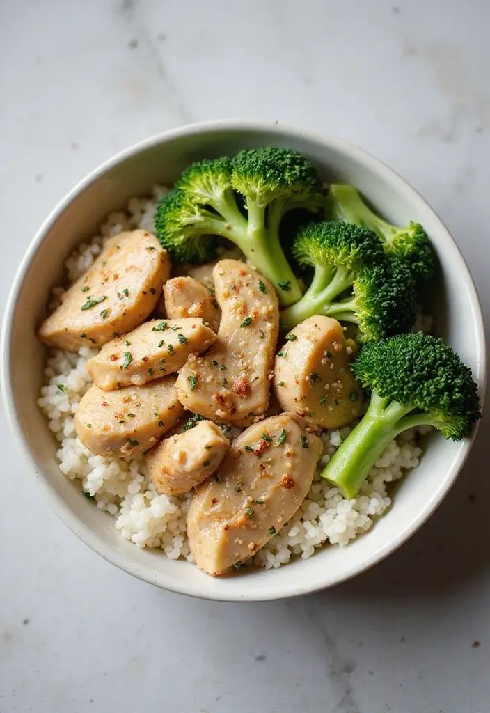 28 Chicken and Rice Bowl Recipes That Are Meal Prep Friendly 24 28 Chicken and Rice Bowl Recipes That Are Meal Prep Friendly - 23. Chicken and Broccoli Rice Bowl