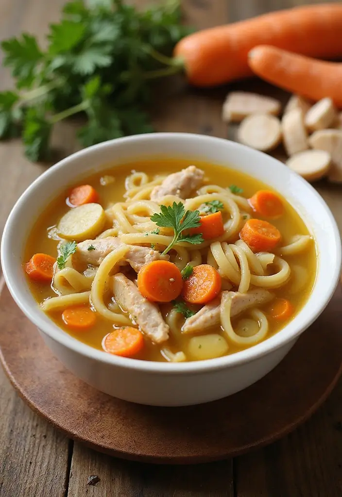 28 Easy Chicken Soup Recipes with 5 Ingredients That Save Time 2 28 Easy Chicken Soup Recipes with 5 Ingredients That Save Time - 1. Classic Chicken Noodle Soup