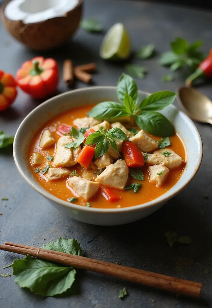 28 Easy Chicken Soup Recipes with 5 Ingredients That Save Time 13 28 Easy Chicken Soup Recipes with 5 Ingredients That Save Time - 12. Thai Chicken Soup