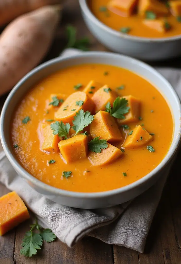 28 Easy Chicken Soup Recipes with 5 Ingredients That Save Time 21 28 Easy Chicken Soup Recipes with 5 Ingredients That Save Time - 20. Chicken and Sweet Potato Soup