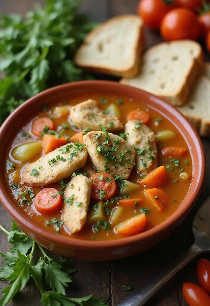 28 Easy Chicken Soup Recipes with 5 Ingredients That Save Time 6 28 Easy Chicken Soup Recipes with 5 Ingredients That Save Time - 5. Italian Chicken and Vegetable Soup