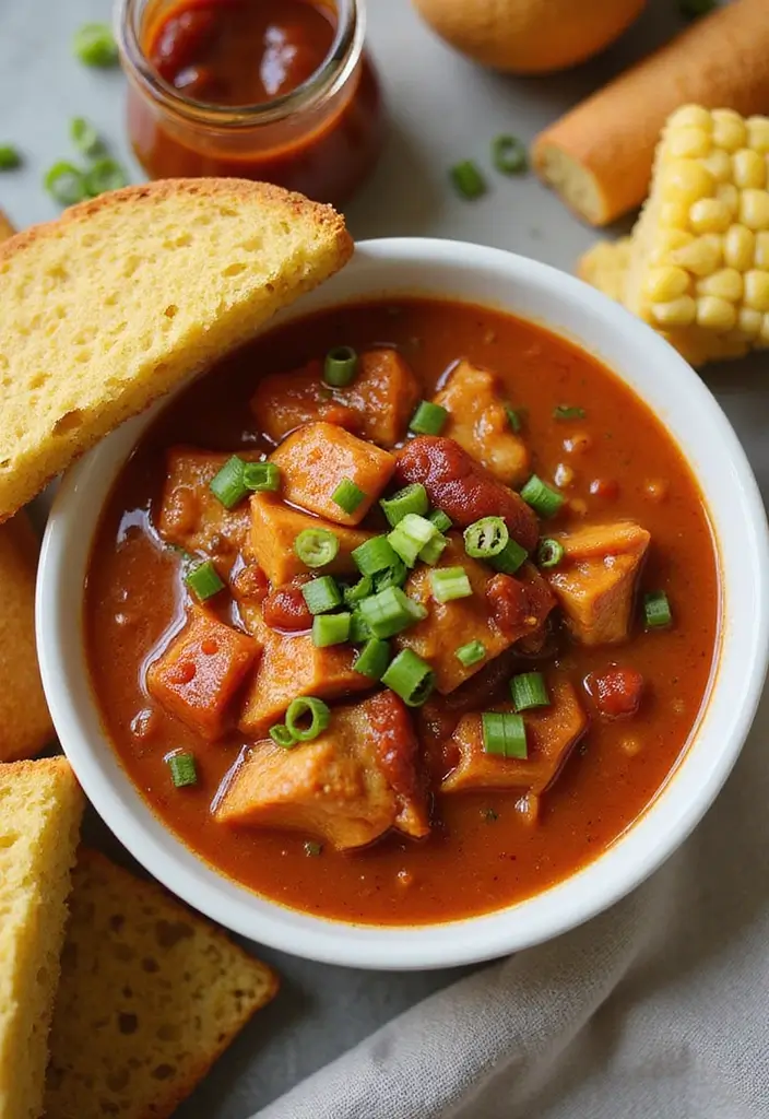 28 Easy Chicken Soup Recipes with 5 Ingredients That Save Time 9 28 Easy Chicken Soup Recipes with 5 Ingredients That Save Time - 8. BBQ Chicken Soup