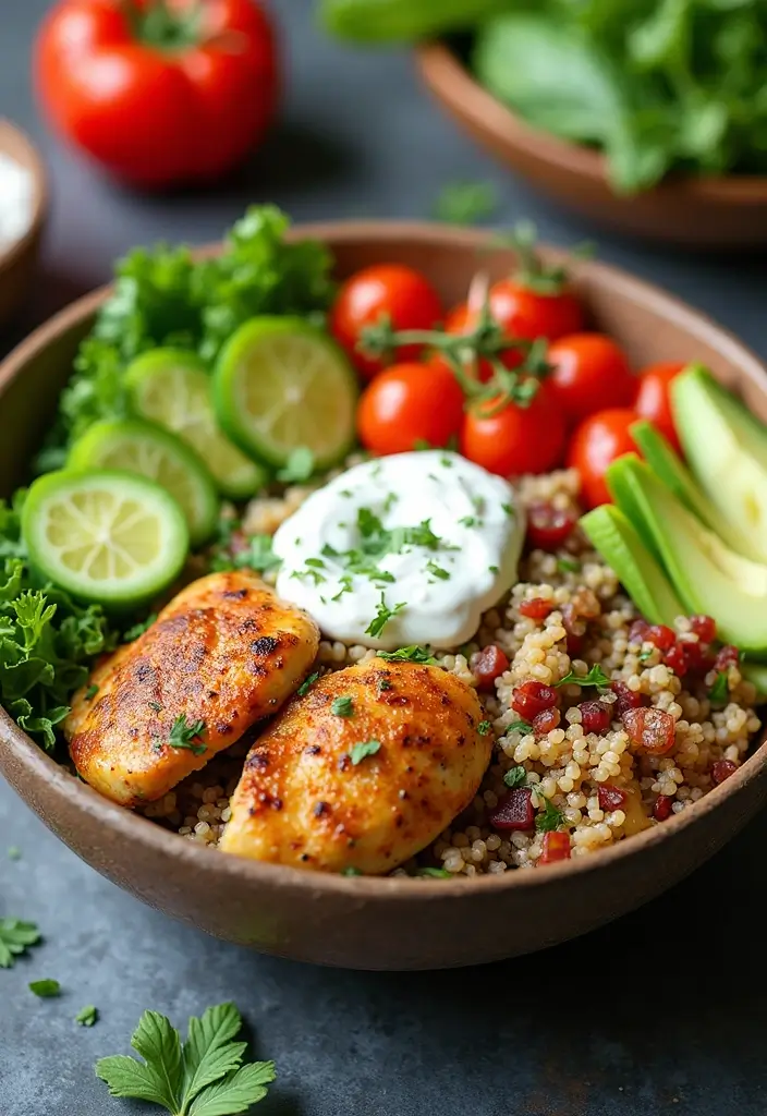 28 Healthy Canned Chicken Recipes That Are Easy & Protein-Rich 22 28 Healthy Canned Chicken Recipes That Are Easy & Protein-Rich - 21. Mediterranean Chicken Bowl
