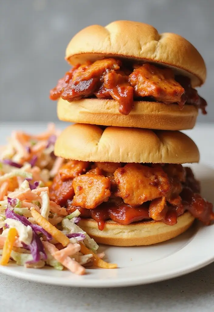 28 Healthy Canned Chicken Recipes That Are Easy & Protein-Rich 8 28 Healthy Canned Chicken Recipes That Are Easy & Protein-Rich - 7. BBQ Chicken Sandwiches