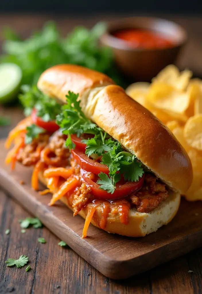 28 Honey Chipotle Chicken Crispers That Bring Sweet Heat 15 28 Honey Chipotle Chicken Crispers That Bring Sweet Heat - 14. Honey Chipotle Chicken Banh Mi