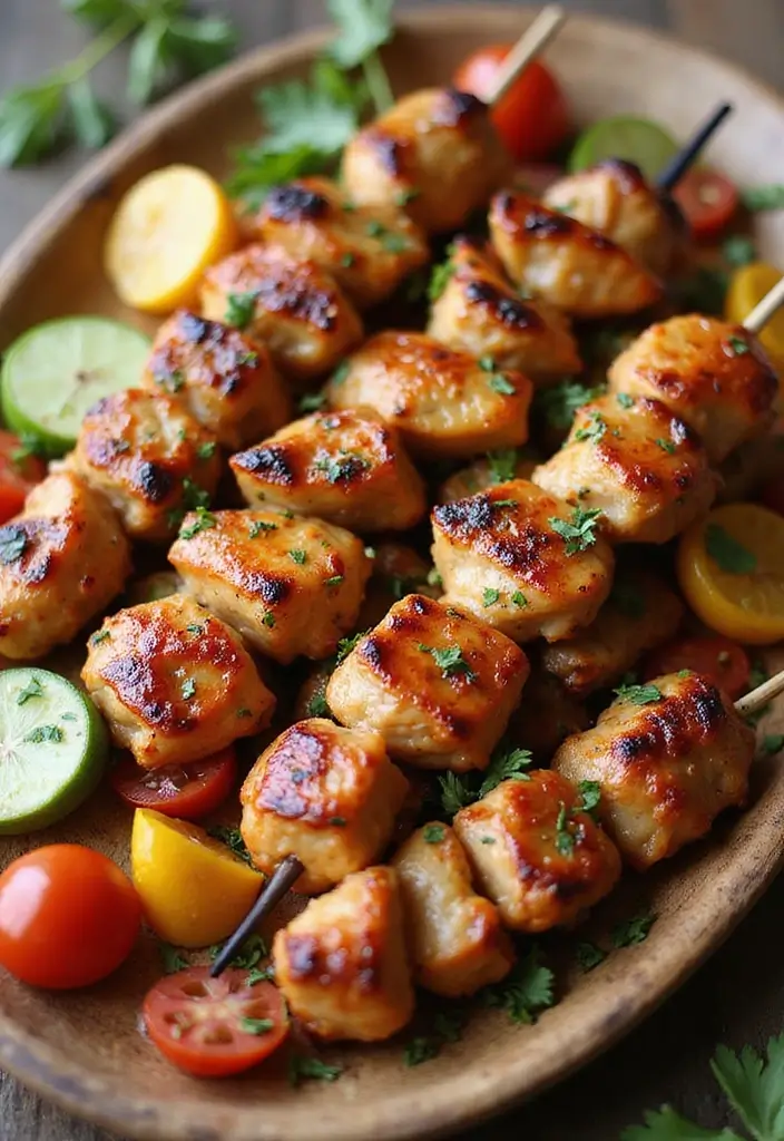 28 Honey Chipotle Chicken Crispers That Bring Sweet Heat 6 28 Honey Chipotle Chicken Crispers That Bring Sweet Heat - 5. Grilled Honey Chipotle Chicken Skewers