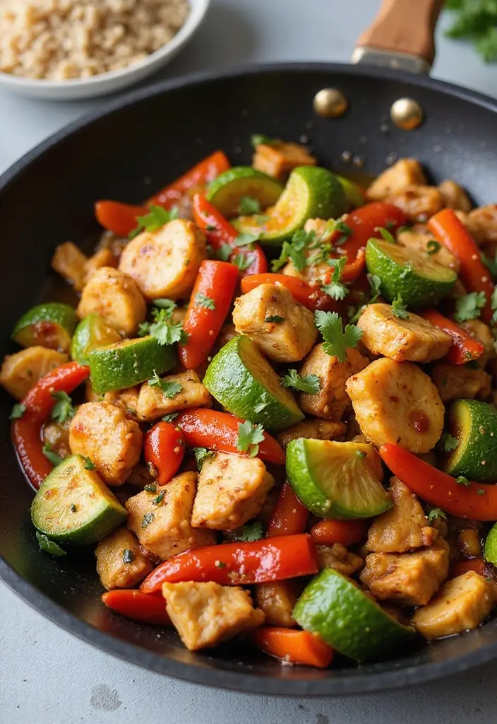 28 Honey Chipotle Chicken Crispers That Bring Sweet Heat 9 28 Honey Chipotle Chicken Crispers That Bring Sweet Heat - 8. Honey Chipotle Chicken Stir-Fry