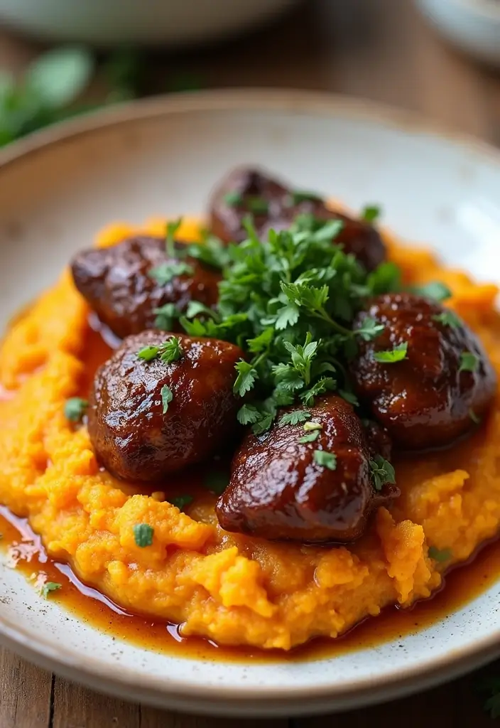 28 Peri Peri Chicken Livers Recipes That Are Spicy & Authentic 25 28 Peri Peri Chicken Livers Recipes That Are Spicy & Authentic - 24. Peri Peri Chicken Livers with Sweet Potato Mash