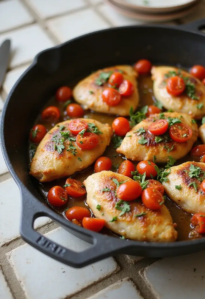 28 Sautéed Chicken Breast Recipes That Are Simple and Savory 5 28 Sautéed Chicken Breast Recipes That Are Simple and Savory - 4. Italian Herb Chicken Skillet