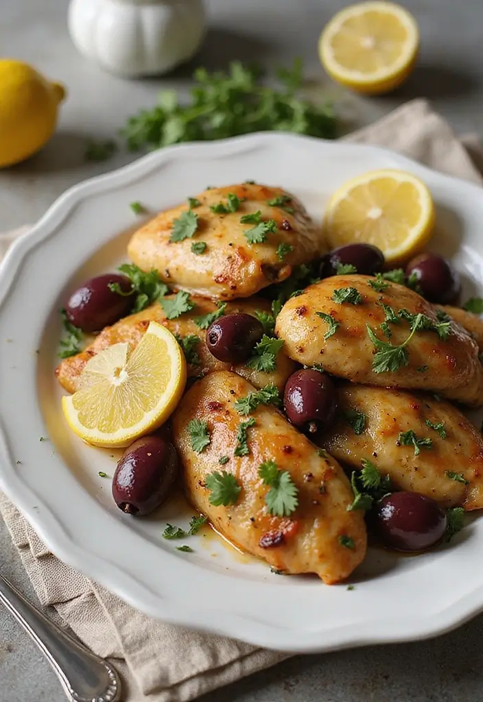 28 Sautéed Chicken Breast Recipes That Are Simple and Savory 7 28 Sautéed Chicken Breast Recipes That Are Simple and Savory - 6. Mediterranean Chicken with Olives