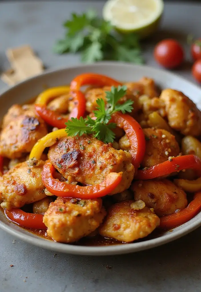 28 Sautéed Chicken Breast Recipes That Are Simple and Savory 9 28 Sautéed Chicken Breast Recipes That Are Simple and Savory - 8. Cajun Chicken with Peppers