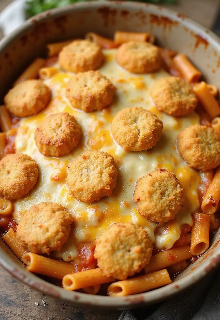 29 Canned Chicken Nuggets Air Fryer Hacks That Actually Work 13 29 Canned Chicken Nuggets Air Fryer Hacks That Actually Work - 12. Chicken Nugget Pasta Bake